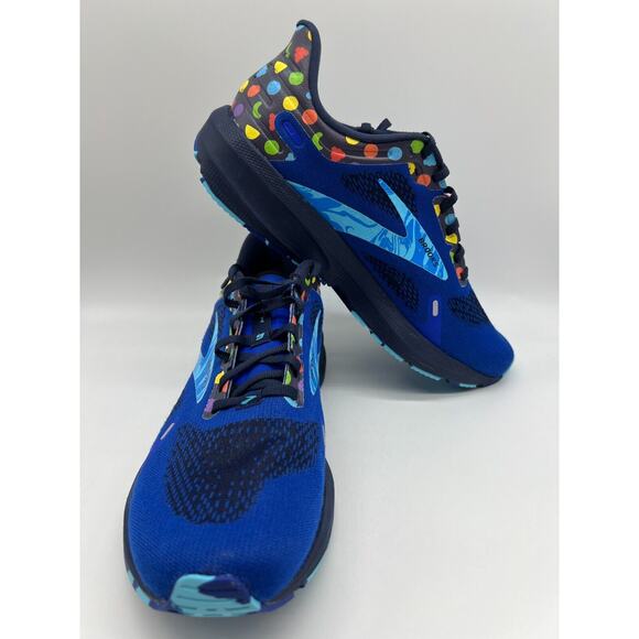Brooks Launch 9 Running Shoes Blue/Peacoat/Yellow Men's Size 10, - Picture 5 of 12